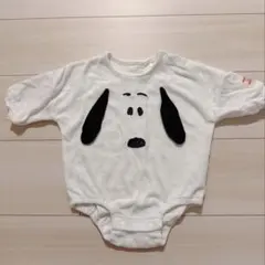 SNOOPY PEANUTS スヌーピー　ロンパース カバーオール 80㎝