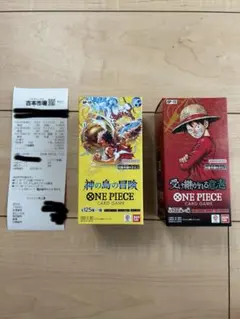 ワンピースカード 神の島の冒険 受け継がれる意志 box テープカット