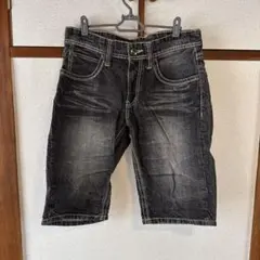 AVAIL JEANS メンズデニムハーフパンツ ブラックのサムネイル