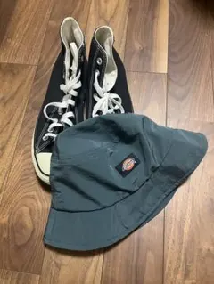 【SET】ALL STAR Hiカット28cm & Dickiesバケハ