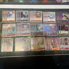 ワンピースカードゲーム　赤デッキパーツ