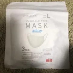 【未開封】UNIQLO エアリズムマスク　Lサイズ 3枚組　ホワイト　洗える