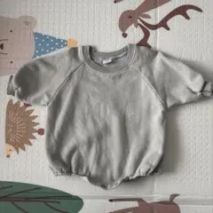 長袖ロンパース　裏起毛