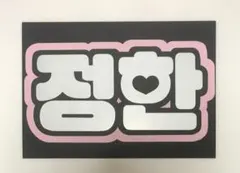 SEVENTEEN ジョンハン　ネームボード　ハングル反射シート使用　ボード込みのサムネイル