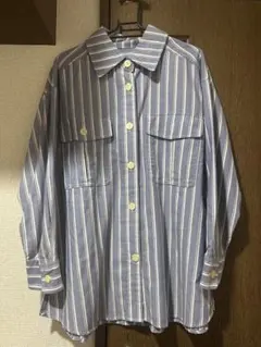 グローバルワーク　ストライプシャツ