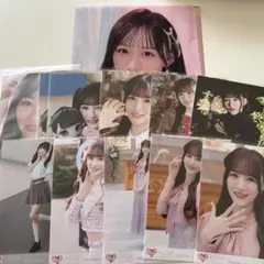 音嶋莉沙　生写真　クリアファイル