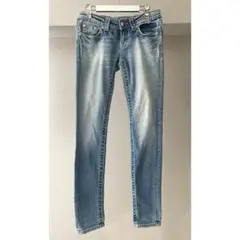 Miss Me jeans スキニーデニム ローライズ ダメージ加工 クロスのサムネイル