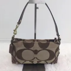 良品　COACH シグネチャー 肩掛け y2k ワンショルダーバッグ 10730