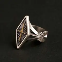 インディアンジュエリー 盾 シルバー インディアンジュエリー　シールドリング