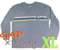 【希少/ゆったり】Gap × Disney ミッキーマウス 長袖Tシャツ XL