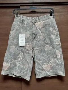 新品未使用 ZARA ザラ リアルツリー ハーフパンツ