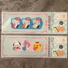 ラインシールワッペン　キティ　マイメロディ　ポムポムプリン　ポチャッコ