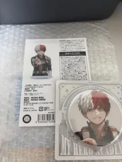 僕のヒーローアカデミア轟焦凍　JCS限定 アクリルmegaフィギュア 缶バッジ