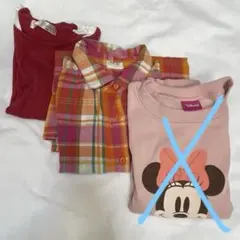 【おまとめ買いトップス3セット】トップス シャツ トレーナー 女の子キッズ120