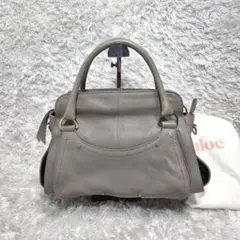 See By Chloe Miya 2Way レザー バッグ グレー 保存袋付のサムネイル