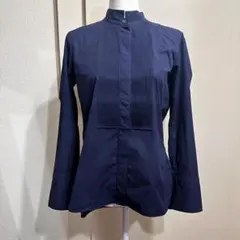 UNIQLO　+J　シャツ　ネイビー　サイズS　HR0550