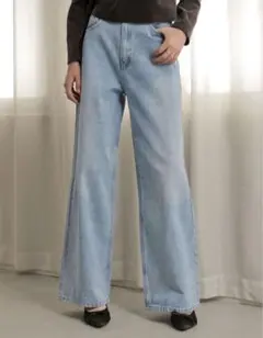 デニムバギーパンツ