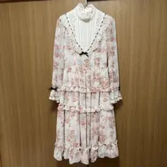 イノセントワールド 華麗な薔薇のロココドレス グレイッシュ