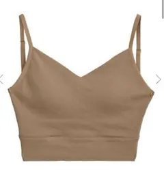 (web完売) USEFUL CUP BRA TOPブラウン　タグ付き
