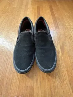 【美品】Vans pro ブラック スリッポン