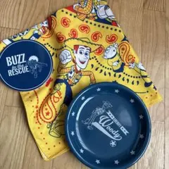 トイストーリーお皿➕コースター➕バンダナ