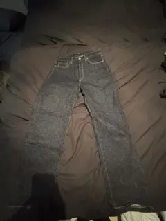 ダークブルー ストレートデニム ハイウエストのサムネイル