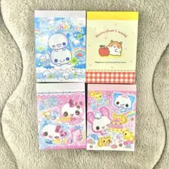 平成キャラクター メモ用紙 4枚セット