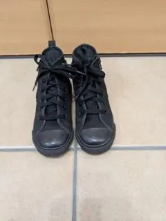CONVERSEブラックハイカットスニーカー ジッパー付き