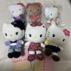 ハローキティ　マスコット　XOXO ギャル　など　6つセット