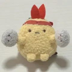 すみっコぐらし えびふらいのしっぽ ぶらさげぬいぐるみ 応援団 てのり