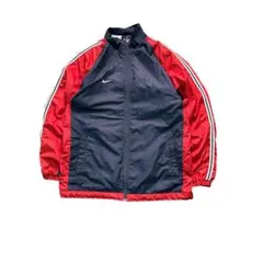 7LA1 【NIKE】トラックジャケット　ロゴ刺繍　M 古着used