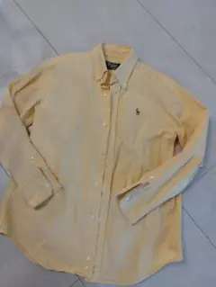 Polo by Ralph Lauren☆140☆イエロー ボタンダウンシャツ