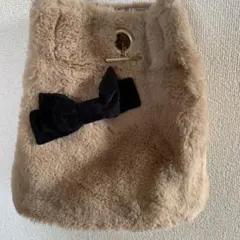 ファー ベージュ バッグ
