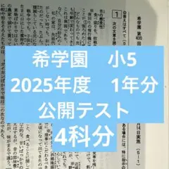 2026年最新】希学園 公開テストの人気アイテム - メルカリ