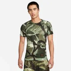 ナイキ アンダーウェア 半袖 メンズ スリムCAMO SS機能アンダー