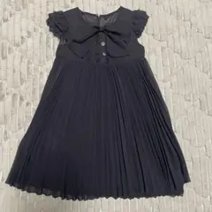 ワンピース　子供用ワンピース　発表会　子供用　黒　ブラック　子供用ドレス　110