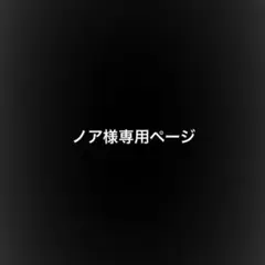 ノア様専用ページ