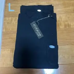新品 ATtractor モックネック 長袖 ポロシャツ L