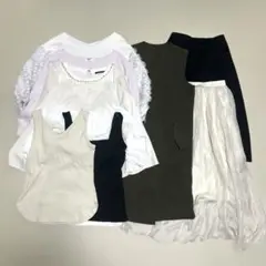 オフィスカジュアル レディース服 まとめ売り 着回し コーデ売り 春夏 白系