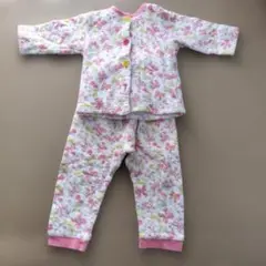 花柄 長袖パジャマセット 100cm