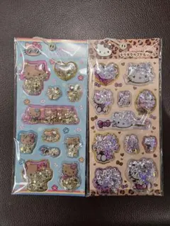 【新品未開封】キラキラカプセルシール 日焼けキティ 平成 サンリオ キティ