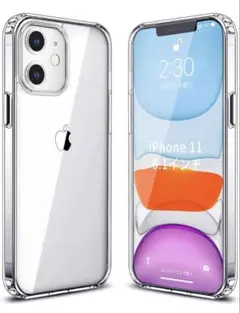 iPhone11 ケース クリア 耐衝撃 軽·薄型 米軍MIL規格/黄変防止