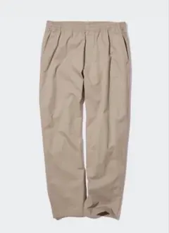 ユニクロ　イージーリラックスアンクルパンツ　ベージュ　M