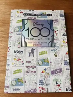 ディズニー100 years of wonder 新品　塗り絵　Disneyのサムネイル