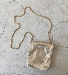 ローリーズファーム・メタルメッシュポーチショルダー