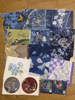 和風デザイン ハンカチセット 16枚