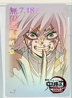 鬼滅の刃　無限城　ムビチケ風カード　冨岡義勇