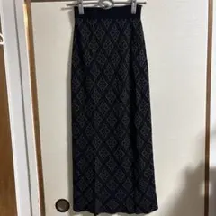 earthmusic&ecology ニットスカート