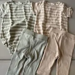 バースデイ 半袖ロンパースレギンスセット 2枚セット
