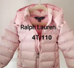 Ralph Lauren★ピンク　ダウンコート 4T/110